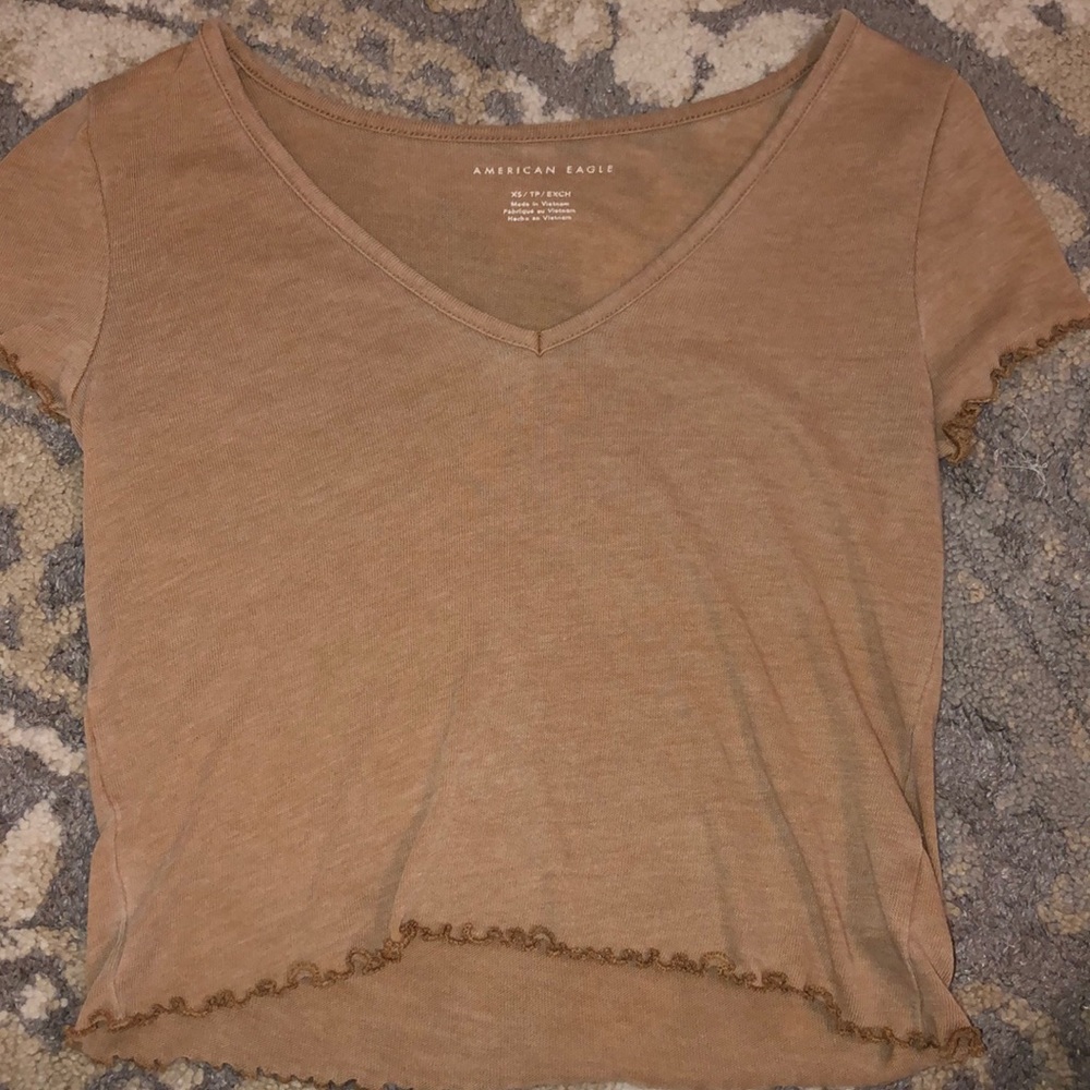 American Eagle Cropped Tee